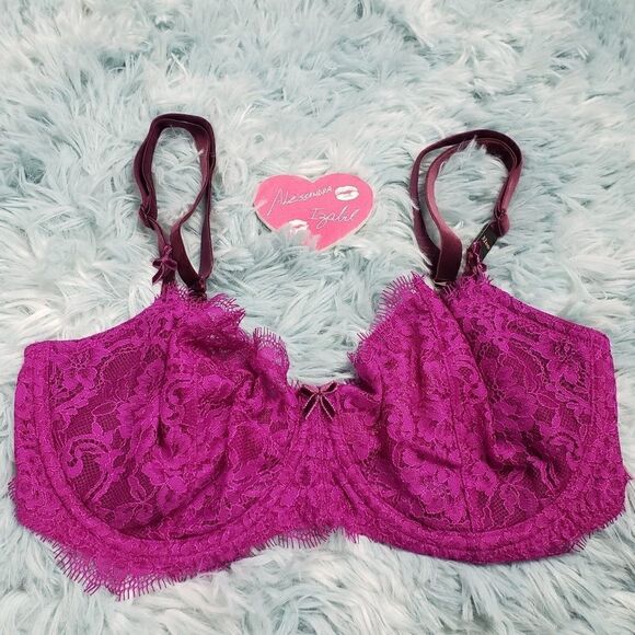 VS Dream Angels Fuchsia Push up Without Padding Br - Picture 1 of 4